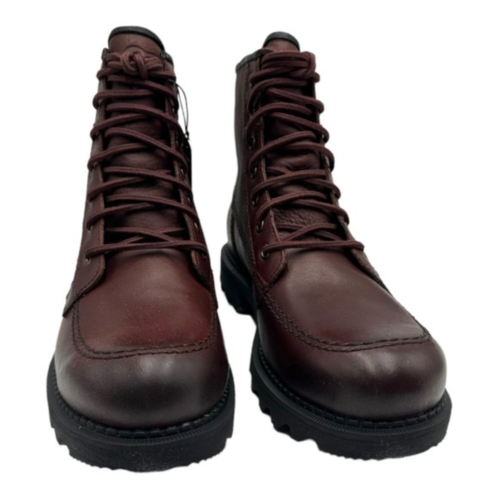 Sorel Mad Brick Six Chukka Waterproof Leather Rain Boots Redwood NIB Mens - Picture 4 of 16
